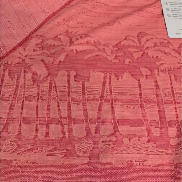 Tommy Bahama Men's Small Clarete Melon Palm Boulevard Performance Crew T-Shirt - Picture 5 of 7